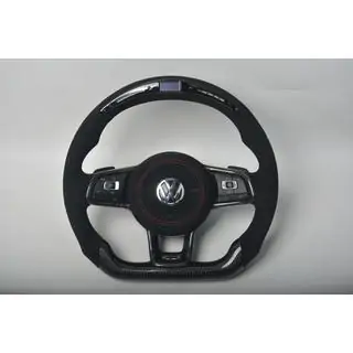 Руль (Карбон + LED индикация) Volkswagen Golf 7/E-Golf 2012-2020 гг. фото 3