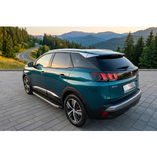 Боковые Подножки BlackLine (2 шт, Алюминий) Peugeot 3008 2016-2023 гг. фото 1