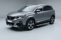 Peugeot 5008 2016-2023 гг. Боковые Подножки BlackLine (2 шт., Алюминий) фото 1