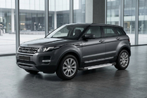 Range Rover Evoque 2012-2018 гг. Боковые Подножки New Vision Grey (2 шт., Алюминий) фото 1