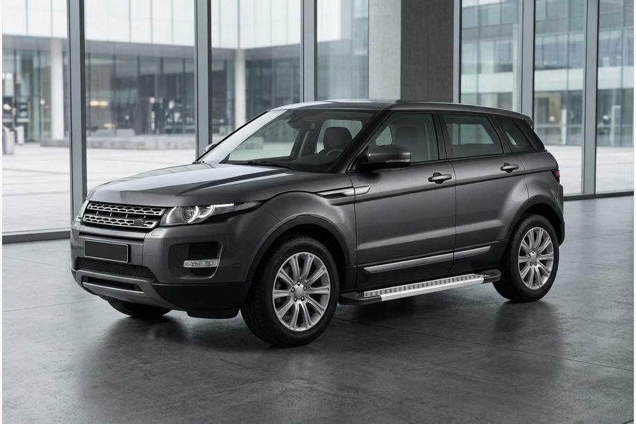 Range Rover Evoque 2012-2018 гг. Боковые Подножки New Vision Grey (2 шт., Алюминий) Image