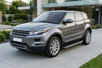 Range Rover Evoque 2012-2018 гг. Боковые Подножки BlackLine (2 шт., Алюминий) фото 1