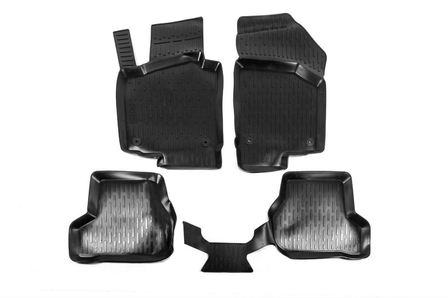 Volkswagen Jetta 2006-2011 гг. Резиновые коврики (4 шт, Niken 3D) Фото 1