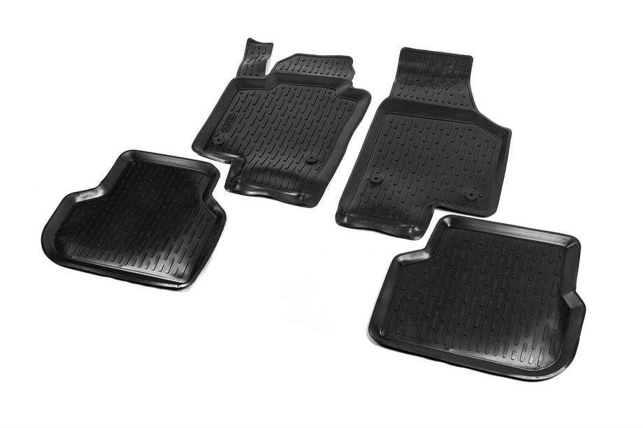 Volkswagen Jetta 2011-2018 гг. Резиновые коврики (4 шт, Niken 3D) Фото 2
