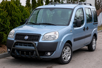 Fiat Doblo I 2005-2010 гг. Кенгурятник WT004 Черный фото 1