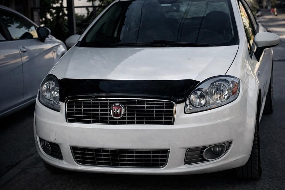 Fiat Linea 2006-2018 гг. Дефлектор капота (EuroCap) Image
