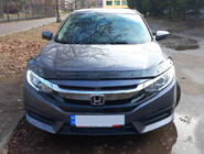 Honda Civic Sedan X 2016-2021 гг. Дефлектор капота (EuroCap) фото 5