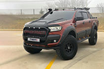 Ford Ranger 2011–2022 гг. Дефлектор капота EuroCap (2015+) фото 16