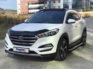 Hyundai Tucson TL 2016-2021 гг. Дефлектор капота (EuroCap) фото 9