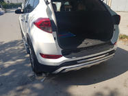 Hyundai Tucson TL 2016-2021 гг. Накладка на задний бампер EuroCap 2016-2018 (ABS) фото 19