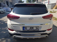 Hyundai Tucson TL 2016-2021 гг. Накладка на задний бампер EuroCap 2016-2018 (ABS) фото 23