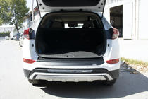 Hyundai Tucson TL 2016-2021 гг. Накладка на задний бампер EuroCap 2016-2018 (ABS) фото 2