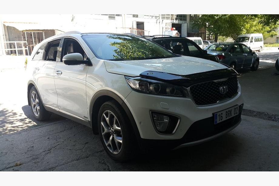 Kia Sorento III UM 2014-2020 гг. Дефлектор капота (EuroCap) Фото 5
