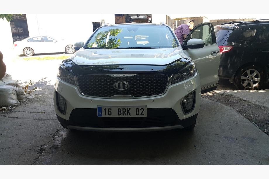 Kia Sorento III UM 2014-2020 гг. Дефлектор капота (EuroCap) Фото 7