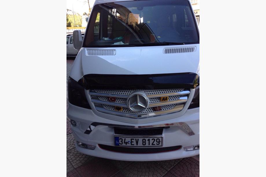 Mercedes Sprinter W906 2006–2018 гг. Дефлектор капота 2013+ (V2, EuroCap) Фото 10