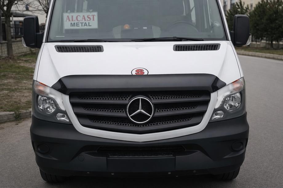 Mercedes Sprinter W906 2006–2018 гг. Дефлектор капота 2013+ (V2, EuroCap) Фото 1