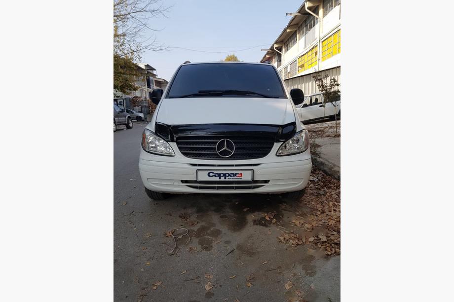 Mercedes Viano 2004-2014 гг. Дефлектор капота (2003-2010, EuroCap) Фото 4