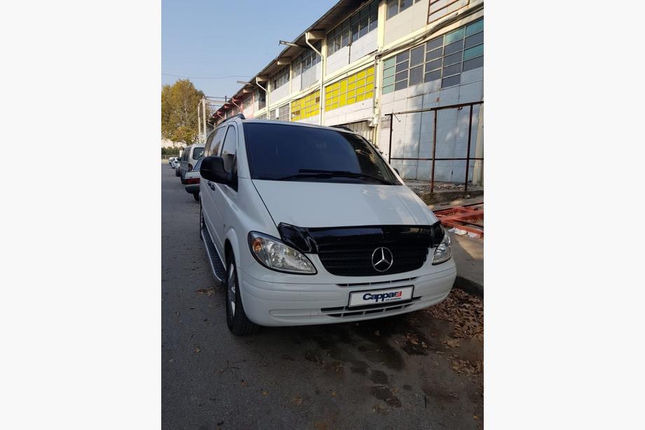 Mercedes Viano 2004-2014 гг. Дефлектор капота (2003-2010, EuroCap) Фото 6