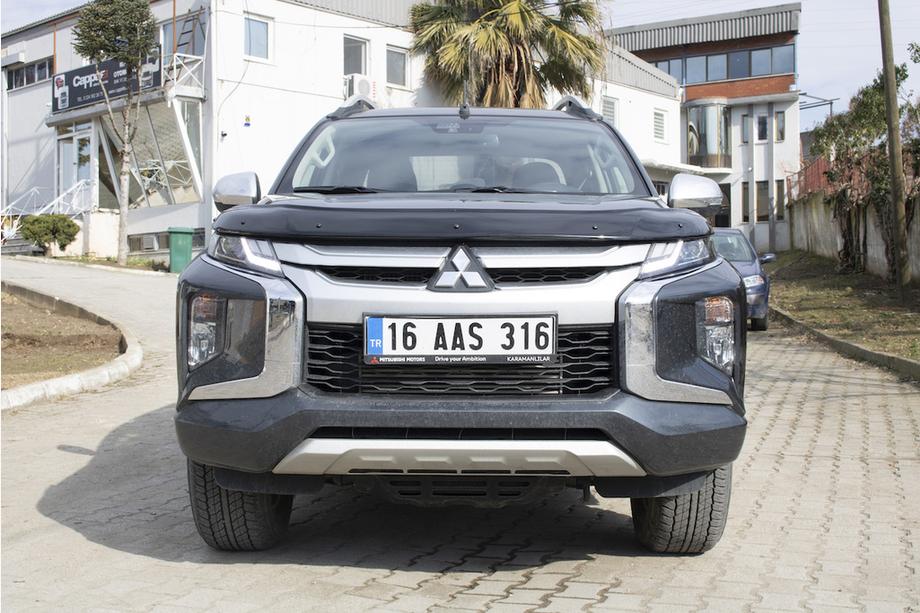 Mitsubishi L200 2015-2024 гг. Дефлектор капота (2019+, EuroCap) Фото 14