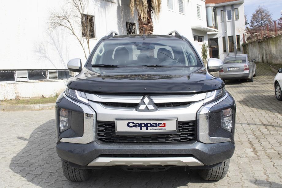 Mitsubishi L200 2015-2024 гг. Дефлектор капота (2019+, EuroCap) Фото 2