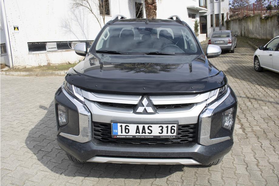 Mitsubishi L200 2015-2024 гг. Дефлектор капота (2019+, EuroCap) Фото 18
