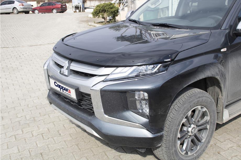 Mitsubishi L200 2015-2024 гг. Дефлектор капота (2019+, EuroCap) Фото 6