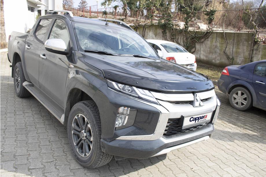 Mitsubishi L200 2015-2024 гг. Дефлектор капота (2019+, EuroCap) Фото 7