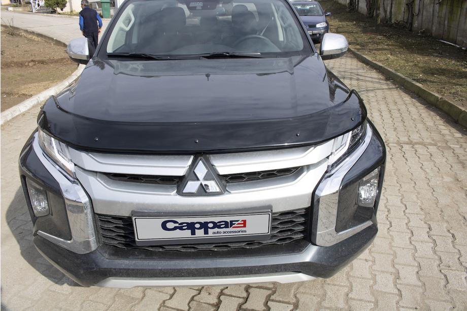 Mitsubishi L200 2015-2024 гг. Дефлектор капота (2019+, EuroCap) Фото 9