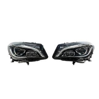 Передние фары с LED (2 шт) Mercedes CLA C117 2013-2019 гг. фото 2