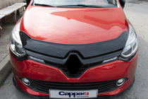 Renault Clio IV 2012-2019 гг. Дефлектор капота (EuroCap) фото 16