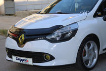 Renault Clio IV 2012-2019 гг. Дефлектор капота (EuroCap) фото 4