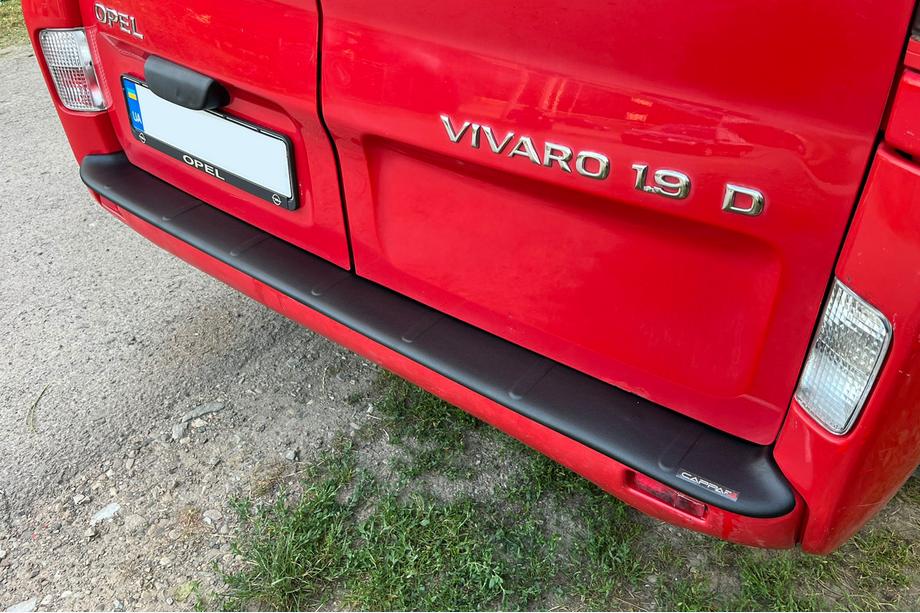 Opel Vivaro 2001–2015 гг. Накладка на задний бампер EuroCap (ABS) Image