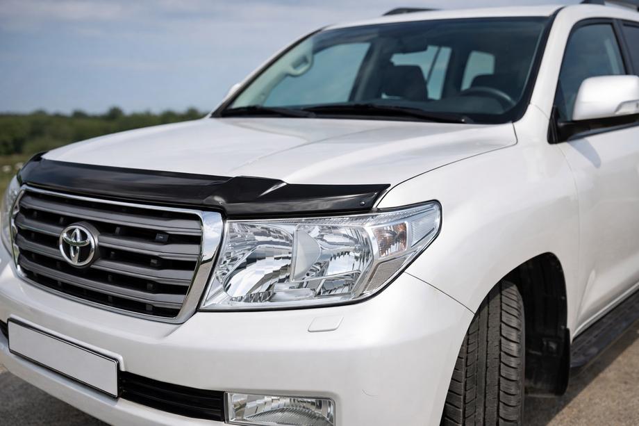 Toyota Land Cruiser 200 2007-2021 гг. Дефлектор капота 2007-2015 (EuroCap) Image