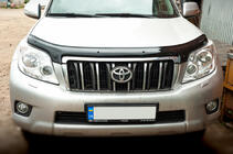 Toyota Land Cruiser Prado 150 2009-2023 гг. Дефлектор капота 2009-2013 (EuroCap) фото 1