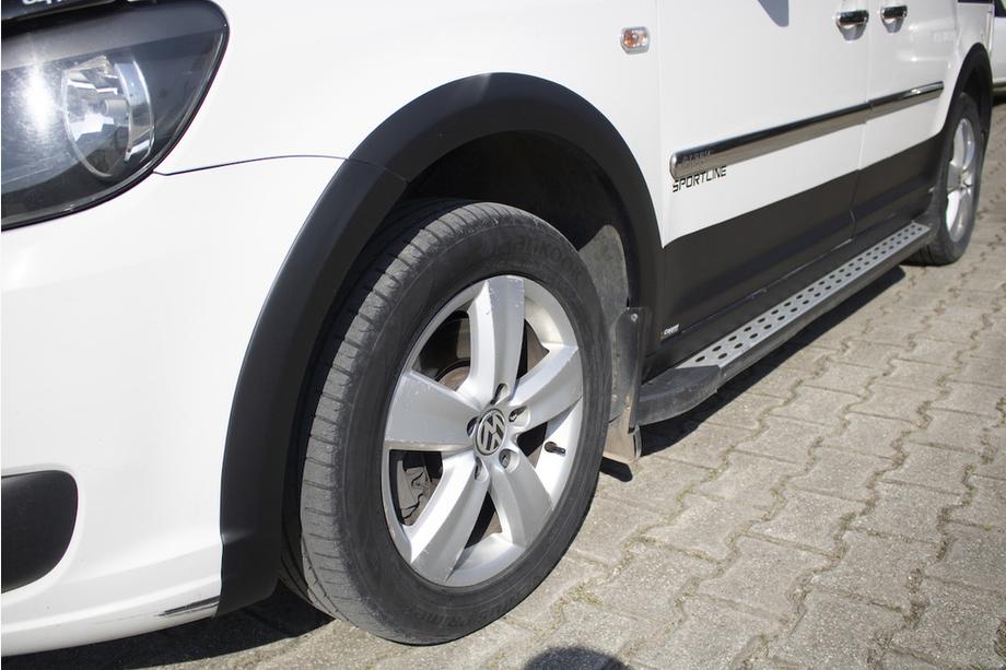 Volkswagen Caddy 2015-2020 гг. Комплект молдингов и расширителей арок Фото 26