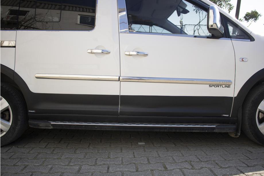 Volkswagen Caddy 2015-2020 гг. Комплект молдингов и расширителей арок Фото 32