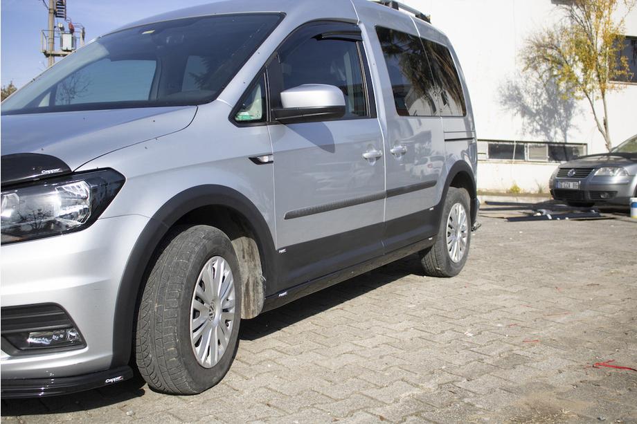 Volkswagen Caddy 2015-2020 гг. Комплект молдингов и расширителей арок Фото 36