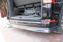 Накладка на задний бампер EuroCap под карбон (ABS) фото 11