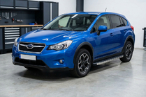 Subaru XV 2011-2017 гг. Боковые Подножки BlackLine (2 шт., Алюминий) фото 1