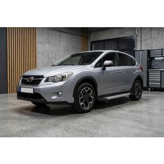 Боковые Подножки New Vision Grey (2 шт., Алюминий) Subaru XV 2011-2017 гг. фото 1