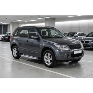 Боковые Подножки New Vision Grey (2 шт., Алюминий) Suzuki Grand Vitara 2005-2017 гг. фото 1
