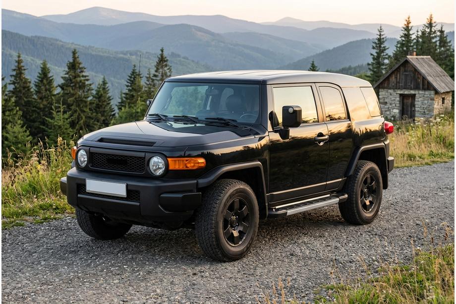 Toyota FJ Cruiser 2006-2022 гг. Боковые пороги RedLine V1 (2 шт., алюминий) Фото 1