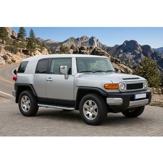 Боковые Подножки Tayga Grey (2 шт., Алюминий) Toyota FJ Cruiser 2006-2022 гг. фото 1
