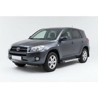 Боковые Подножки New Vision Grey (2 шт., Алюминий) Toyota Rav 4 2006-2013 гг. фото 1
