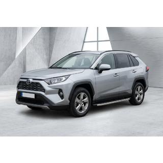 Боковые Подножки BlackLine (2 шт., Алюминий) Toyota Rav 4 2019–2025 гг. фото 1