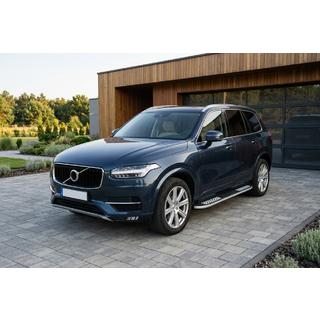 Боковые Подножки Tayga V2 (2 шт., Алюминий) Volvo XC90 2015- гг. фото 1