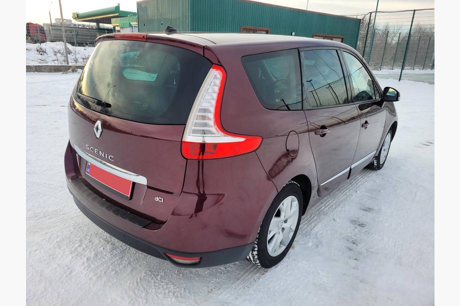 Renault Scenic/Grand 2009-2016 гг. Накладка на задний бампер DDU (для Grand, ABS) Фото 5