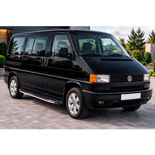 Боковые Подножки BlackLine (2 шт., Алюминий) Volkswagen T4 Caravelle/Multivan 1990–2003 гг. фото 1