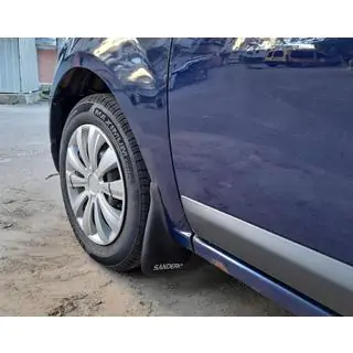 Передние брызговики (2 шт.) Dacia Sandero 2007-2013 гг. фото 3