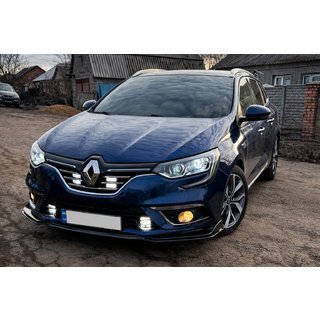 Передний бампер лип (черный) Renault Megane IV 2016-2025 гг. фото 1